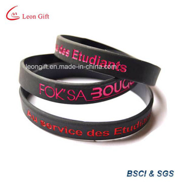 Pulseira de silicone barata para presente promocional